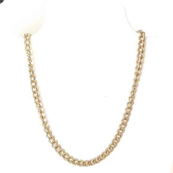 5/$20 Minimalist gold plated curb chain necklace, new - Picture 7 of 7